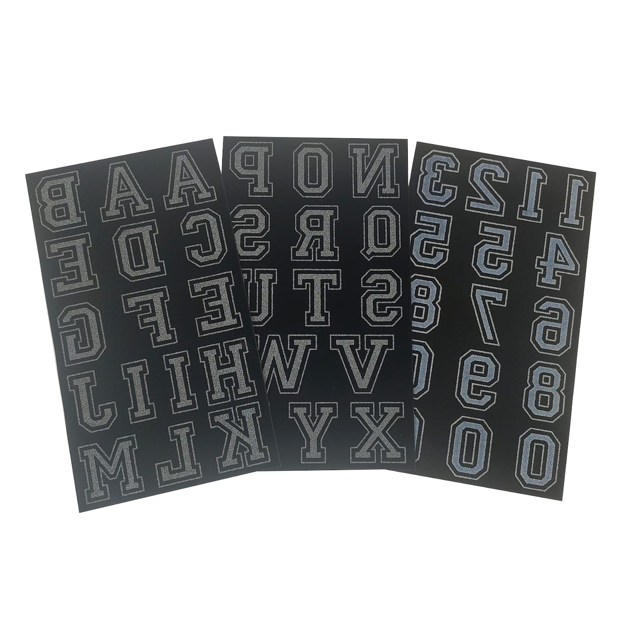 Iron-On Flocked Collegiate Letters & Numbers by Make Market®